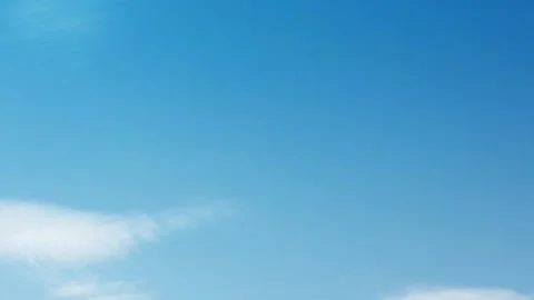 Blue sky and soft clouds timelapse Stock Footage 151322010