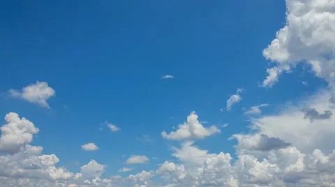 Blue sky and white cloud Stock Footage 55576876