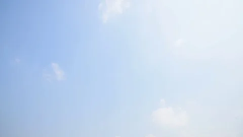 Blue sky and white cloud landscape with time lapse. Stock Footage 83932024