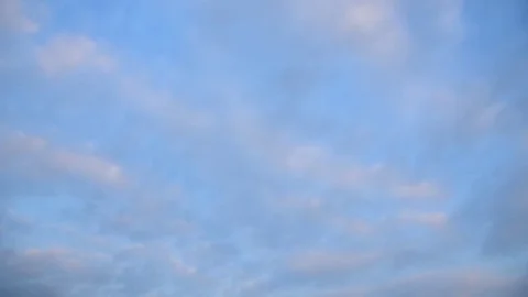 Blue sky and white cloud landscape with time lapse. Stock Footage 83932227