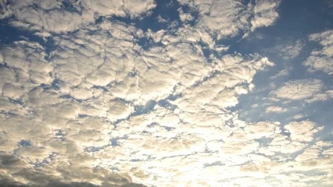 Blue sky and white cloud landscape with time lapse. Stock Footage 83932669