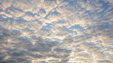 Blue sky and white cloud landscape with time lapse. Stock Footage 83932684