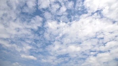 Blue sky and white cloud landscape with time lapse. Stock Footage 83932886