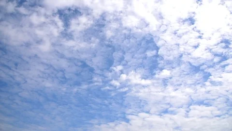 Blue sky and white cloud landscape with time lapse. Stock Footage 83932918
