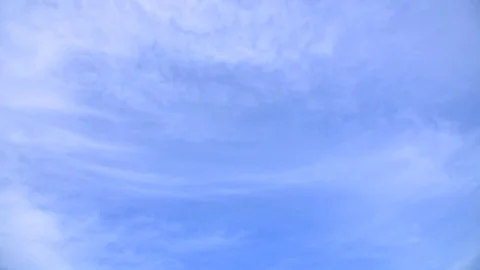 Blue sky and white cloud landscape with time lapse. Stock Footage 84585845