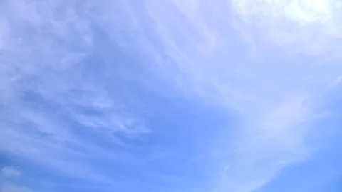 Blue sky and white cloud landscape with time lapse. Stock Footage 84585852