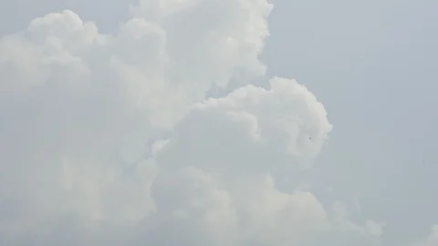 Blue sky and white cloud landscape with time lapse. Stock Footage 98079523