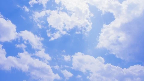Blue sky and White cloud with 4k resolution. Stock-Footage 109619111