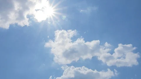 Blue sky and White cloud with 4k resolution. Stock-Footage 113785861
