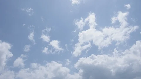 Blue sky and White cloud with 4k resolution. Stock-Footage 113792260
