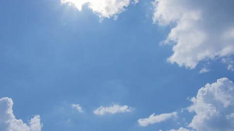 Blue sky and White cloud with 4k resolution. Stock-Footage 113795049