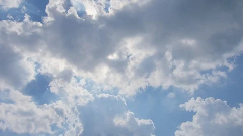Blue sky and White cloud with 4k resolution. Stock-Footage 113796588