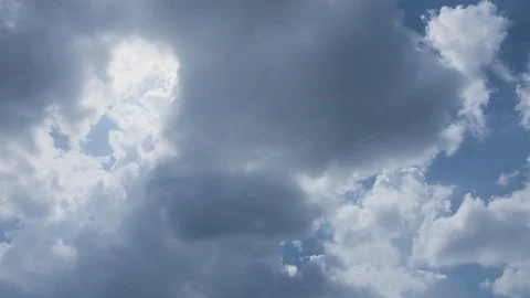 Blue sky and White cloud with 4k resolution. Stock-Footage 114795948