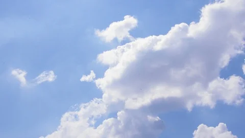 Blue sky and White cloud with 4k resolution. Stock-Footage 114796141