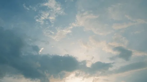 Blue sky and White cloud with 4k resolution. Stock-Footage 114796203