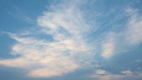 Blue sky and White cloud with 4k resolution. Stock-Footage 114798436