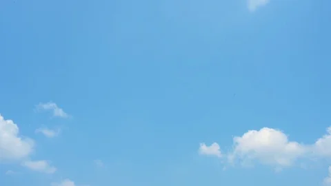 Blue sky and White cloud with 4k resolution. Stock-Footage 114801079