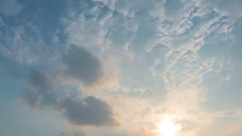 Blue sky and White cloud with 4k resolution. Stock-Footage 114803607