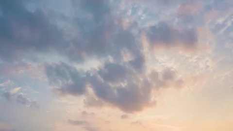 Blue sky and White cloud with 4k resolution. Stock-Footage 114812801