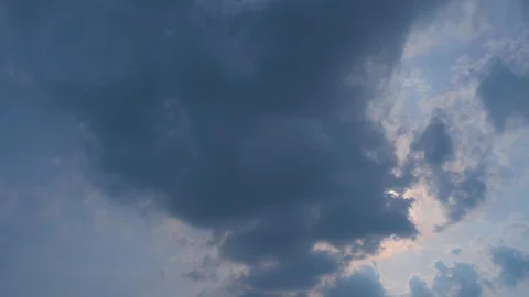 Blue sky and White cloud with 4k resolution. Stock-Footage 114814525