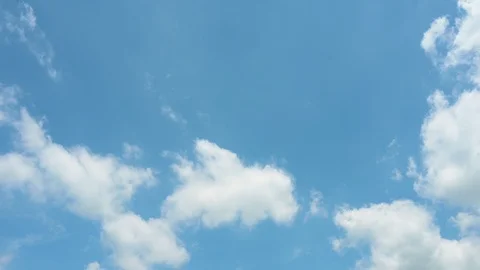 Blue sky and White cloud with 4k resolution. Stock-Footage 114820356