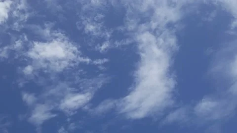 Blue sky and white cloud landscape Stock Footage 131902113