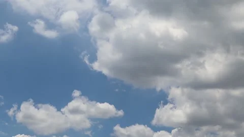 Blue sky and white cloud background Stock Footage 139903410