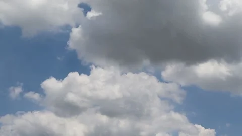 Blue sky and white cloud background Stock Footage 139903538