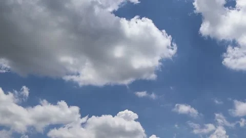 Blue sky and white cloud backgrounds and textures Video stock 140868745