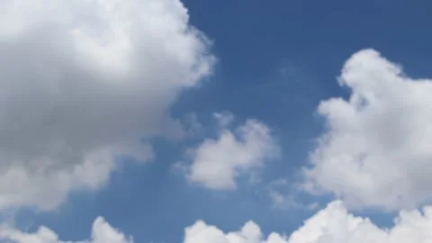 Blue sky and white cloud background Stock Footage 141305823