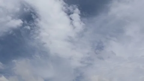 Blue sky and white cloud background Stock Footage 141306805