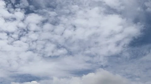 Blue sky and white cloud background Stock Footage 141306818