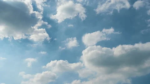 Blue sky and White cloud with 4k resolution. Vídeos de archivo 146053798