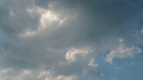 Blue sky and White cloud with 4k resolution. Vídeos de archivo 146055842