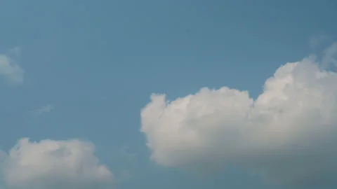 Blue sky and White cloud with 4k resolution. Video stock 148517970