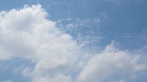 Blue Sky and White Cloud Delay Photography Vídeo Stock 149945908