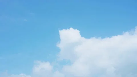 Blue sky and white cloud landscape. Stock Footage 156034977