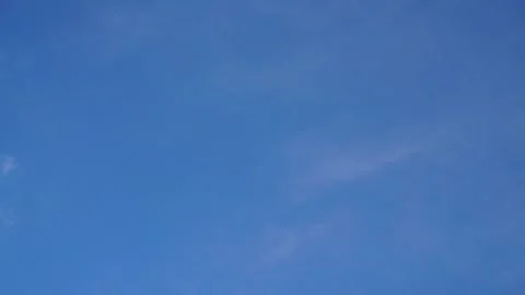 Blue sky and white cloud motion background, Time-lapse Stock Footage 240393856
