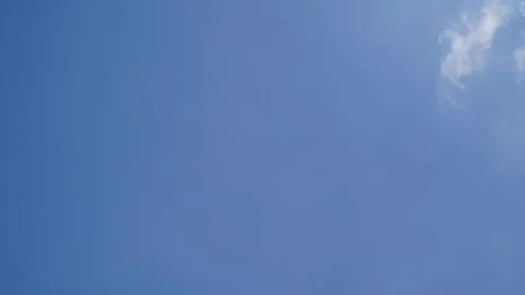 Blue sky and white cloud motion background, Time-lapse Stock Footage 240393900