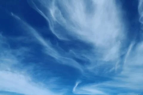 Blue sky and white cloud Foto stock