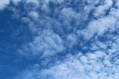 Blue sky and white cloud Stock Photos