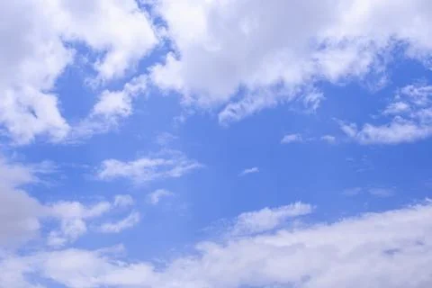 Blue sky and white cloud Stock-Fotos