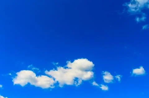 Blue sky and white cloud Foto stock