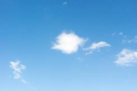 Blue sky and white cloud Stock Photos