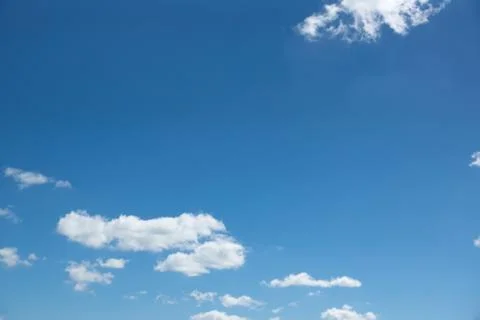 Blue sky and white cloud Stock Photos