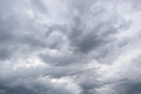 Blue sky and white cloud background, cloudy in rainny season 스톡 사진