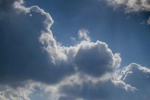 Blue Sky and white cloud Foto stock