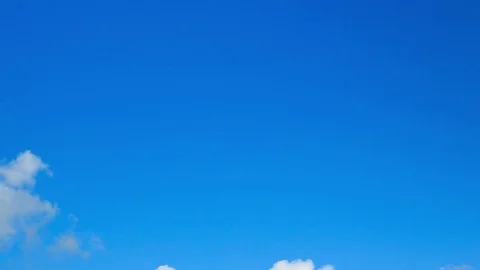 Blue sky and white clouds - Timelapse Stock Footage 76522140