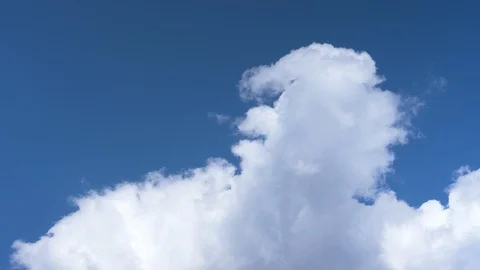 Blue Sky and White Clouds (time lapse) Stock Footage 103680516