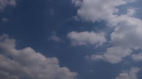 Blue sky and white clouds Stock Footage 112599153